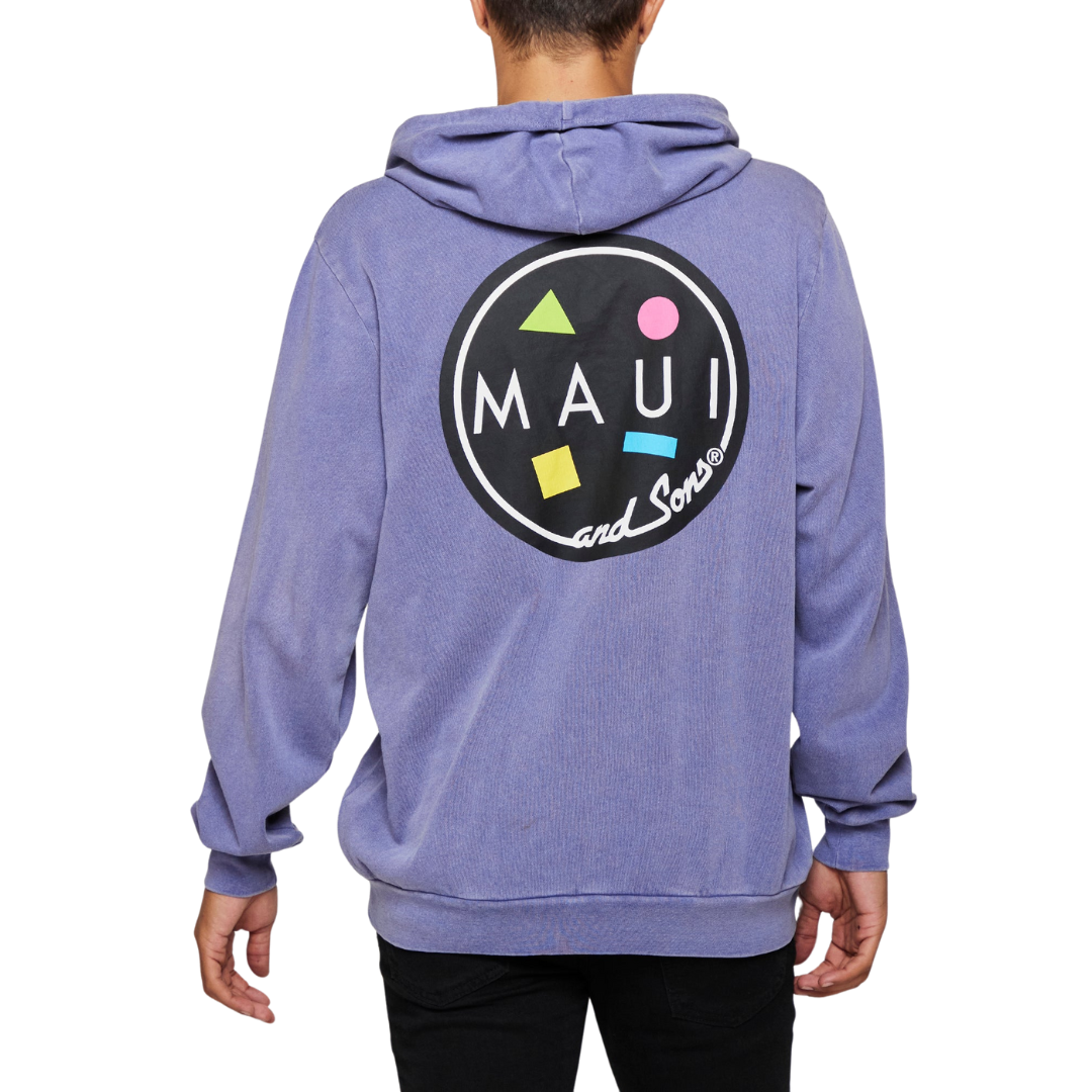 Cookie Logo Unisex Hoodie in Dust Purple